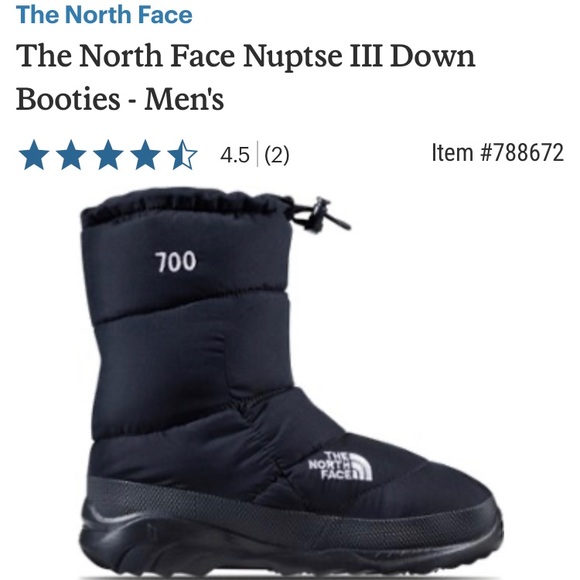 down booties north face